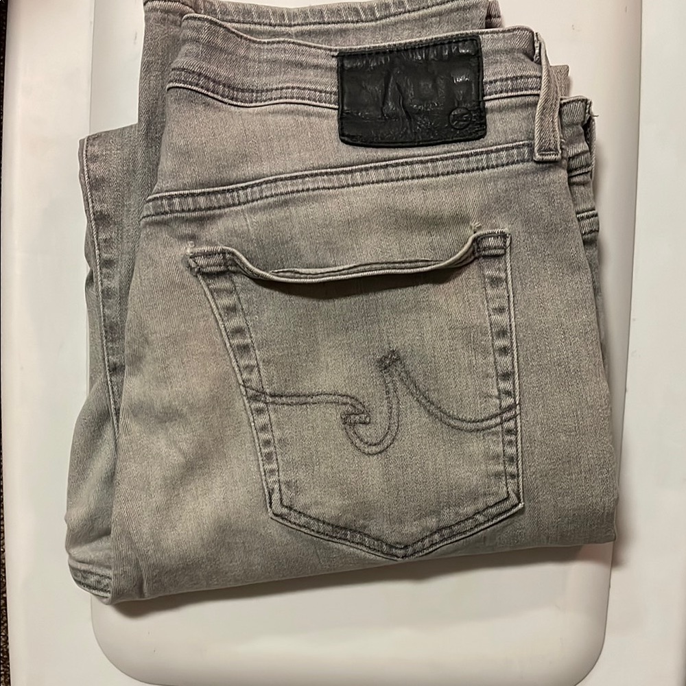 AG Adriano Goldschmied Light Gray Denim